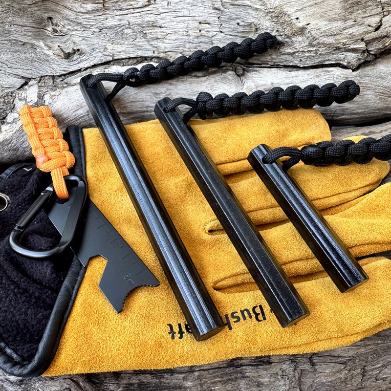 Fire Starting Kit - عصا صوان ماغنيسيوم سداسية الشكل منسوجة