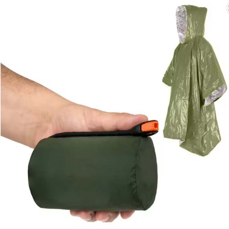 معطف طوارئ 4 قطع، بطانية عازلة - مراجعة Survival Blanket Reflective وسعره