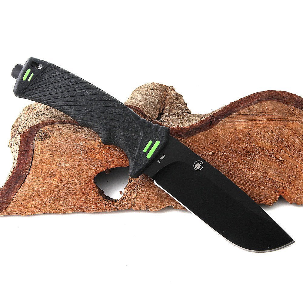 سكين غانزو G8012 ذو نصل ثابت ل - مراجعة Bushcraft Knife Fixed وسعره