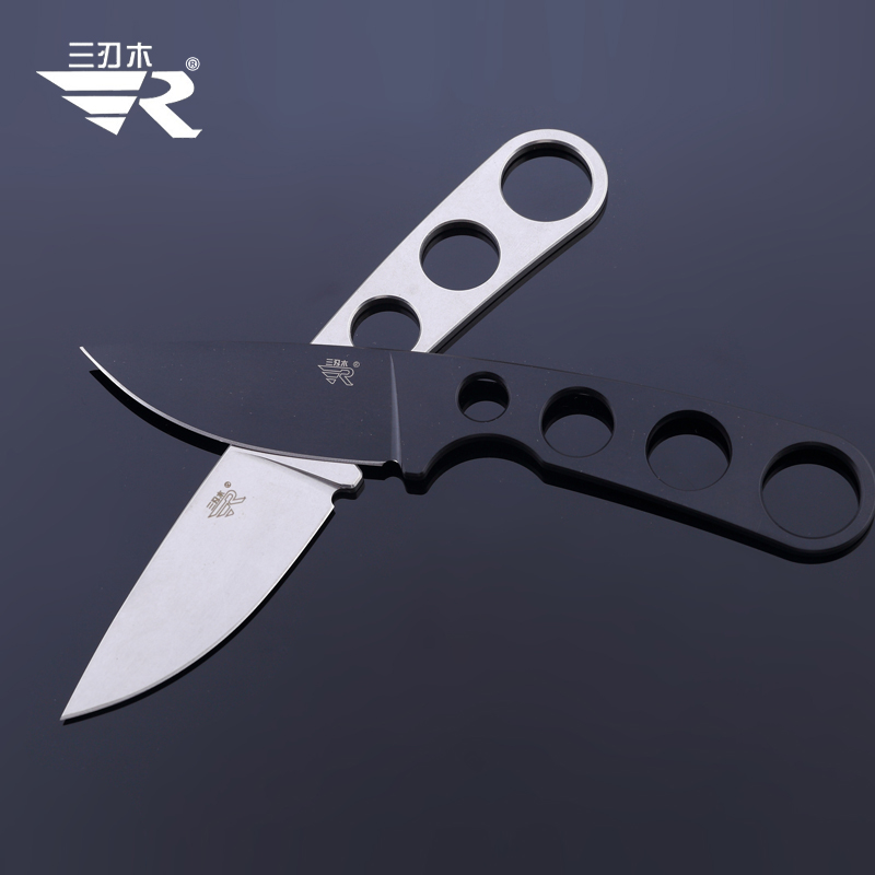 سكين رقبة نصل ثابت Sanrenmu ،  - مراجعة Bushcraft Knife Fixed وسعره
