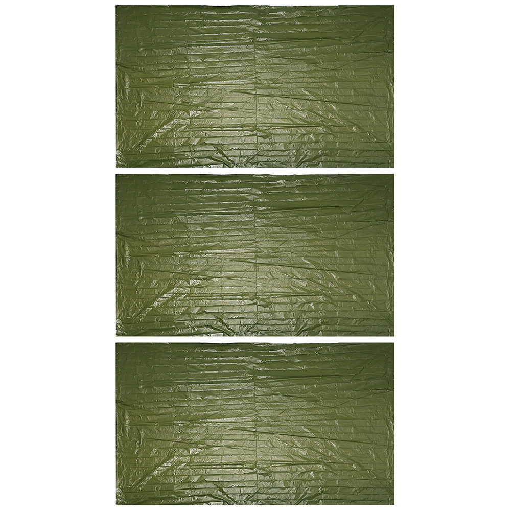 3 قطع من بطانيات الطوارئ الخار - مراجعة Survival Blanket Reflective وسعره