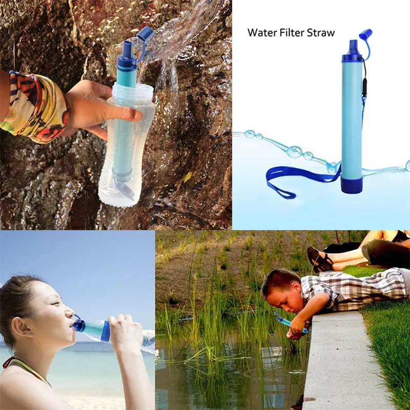 في الهواء الطلق تصفية المياه ا - مراجعة Water Purification Straw وسعره
