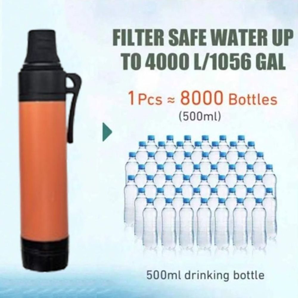 قشة تنقية المياه المصغرة للشرب - مراجعة Water Purification Straw وسعره